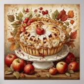 Autumn Apple Pie Poster (Vorne)