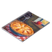 Autumn Apple Pie Thanksgiving Watercolor Notizblock (Linke Seite)