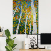 Autumn Aspen Poster (Heimbüro)
