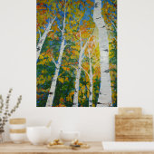 Autumn Aspen Poster (Küche)