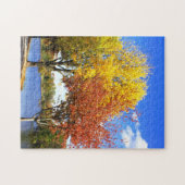 Autumn at the Lake Puzzle (Horizontal)