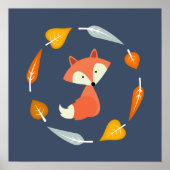 Autumn Baby Fox Poster (Vorne)
