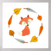 Autumn Baby Fox Poster (Vorne)