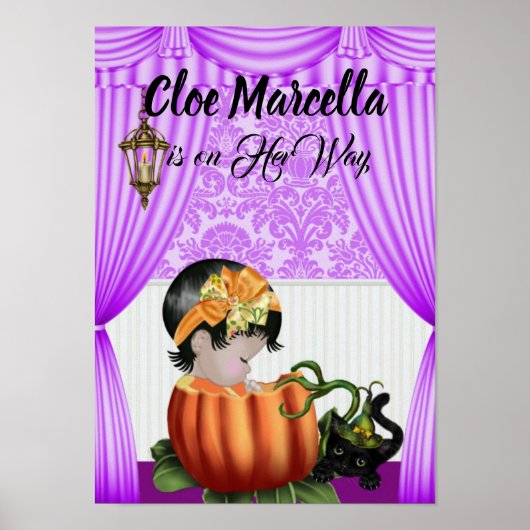 Autumn Baby Shower Poster (Vorne)