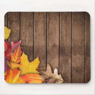 Autumn Banner Poster Mousepad
