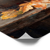 Autumn Basket of Fruits Poster (Ecke)