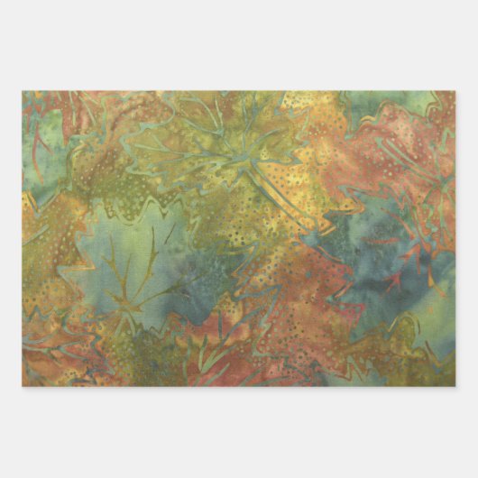 Autumn Batik Geschenkpapier Set (Vorderseite 2)