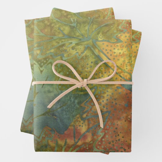 Autumn Batik Geschenkpapier Set (Beispiel)