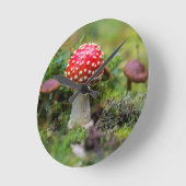 Autumn Beauty Runde Wanduhr (Winkel)