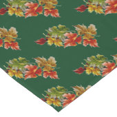 Autumn belässt Pattern Green Table Runner Kurzer Tischläufer (Ecke)