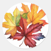 Autumn belässt Stickers (Vorderseite)