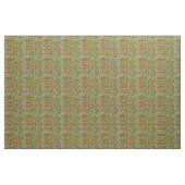 Autumn belässt White Trellis Print Pattern Fabric Stoff (Yard (91,4 cm))