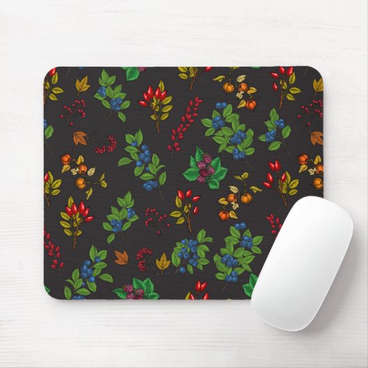 Autumn Berries Mousepad (Mit Mouse)