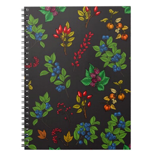 Autumn Berries Notizblock (Vorderseite)