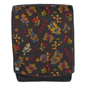 Autumn berries on chocolate brown 2 rucksack (Vorderseite)