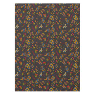 Autumn berries on chocolate brown 2 tischdecke