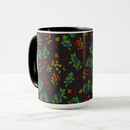 Autumn Berries Tasse (Vorderseite Links)