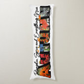 Autumn Big Letter Body Pille Seitenschläferkissen (Vorderseite Vertikal)