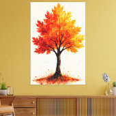 Autumn Blaze Leinwanddruck (Insitu (Wohnzimmer))