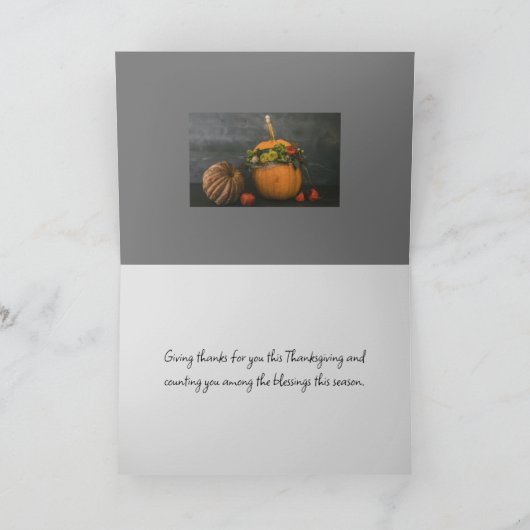 AUTUMN BLESSINGS CARD DANKESKARTE (Innenseite)