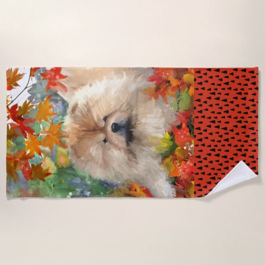 AUTUMN BLISS Strandtuch (Vorderseite)