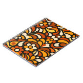 Autumn Bloom Pattern Notizblock (Linke Seite)