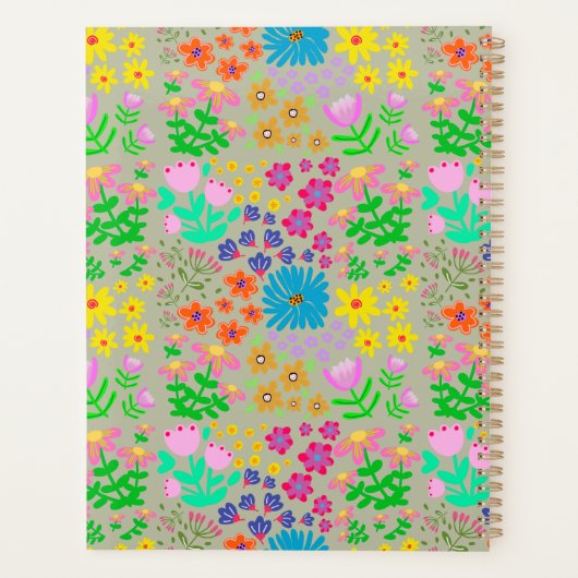 AUTUMN-BLOOM-PLANER PLANER (Rückseite)