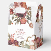 Autumn Blooms 'a little pumpkin' Baby Shower Geschenkschachtel (Geöffnet)