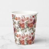 Autumn Blooms 'a little pumpkin' Baby Shower Pappbecher (Rechts)