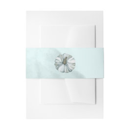 Autumn Blue Pumpkin Einladungsbanderole