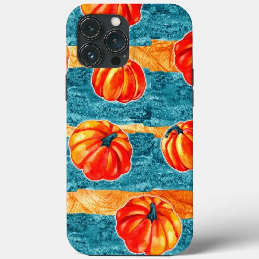Autumn Blue Pumpkin iPhone Case Mate (Rückseite)