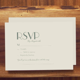 Autumn Boho Deko | Cream Wedding Song Request RSVP Karte