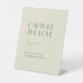 Autumn Boho Deko | Creme Capture the Liebe Sockelschild (Vorderseite)