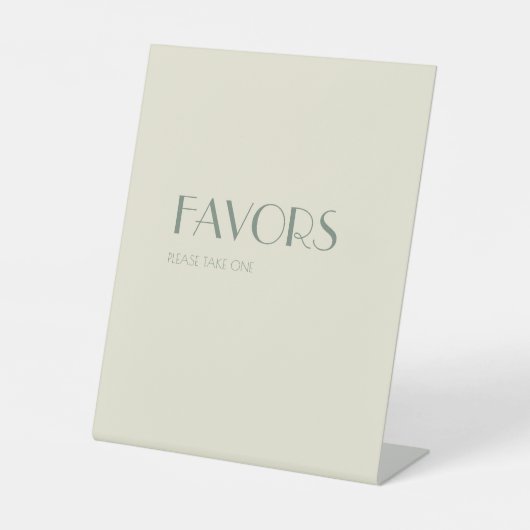 Autumn Boho Deko | Creme-Gastgeschenke Hochzeiten Sockelschild (Vorderseite)