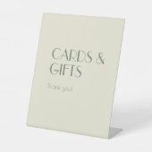 Autumn Boho Deko | Cremekarten und -geschenke Sockelschild (Vorderseite)