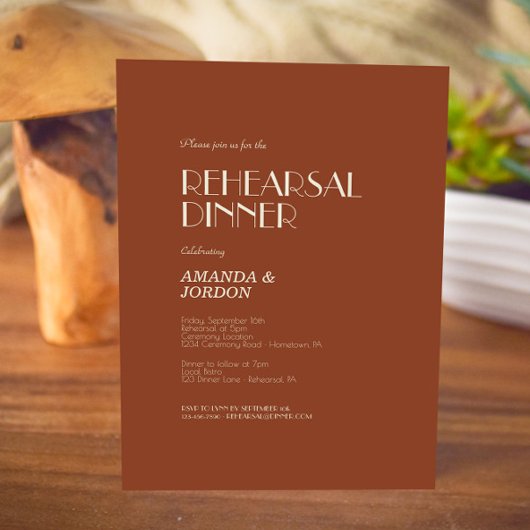 Autumn Boho Deko | Rostfest Probe Einladung