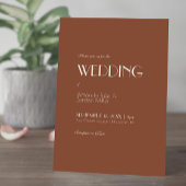 Autumn Boho Deko | Rust in einer Hochzeit Einladung