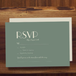 Autumn Boho Deko | Sage Green Wedding Song Anfrage RSVP Karte