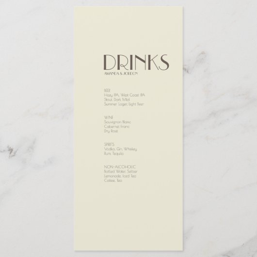 Autumn Boho Deko | Speisekarte für Crêpes Menükarte (Rückseite)