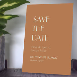 Autumn Boho Deko | Terracotta Wedding Save The Date