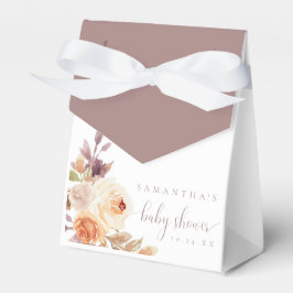 Autumn Boho Floral Rustic Baby Shower Geschenkschachtel