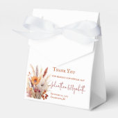 Autumn Boho Floral Wedding | weiß Geschenkschachtel (Vorderseite)