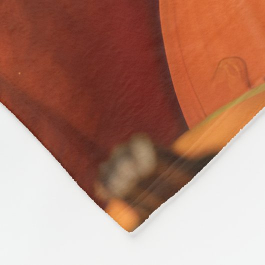 Autumn Boston Terrier Fleecedecke (Ecke)