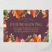 Autumn Bounty | Erntedank Friendsgiving Dinner Folieneinladung (Vorderseite)