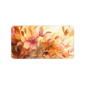 Autumn Bouquet Adressaufkleber (Vorne)