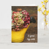 Autumn Bouquet Faltkarte Karte (Gelbe Blume)