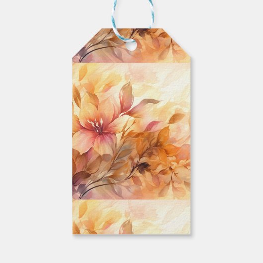 Autumn Bouquet Geschenkanhänger (Rückseite)