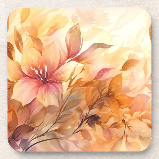 Autumn Bouquet Getränkeuntersetzer (Vorderseite)