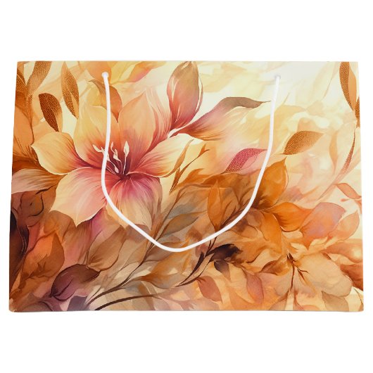 Autumn Bouquet Große Geschenktüte (Vorderseite)