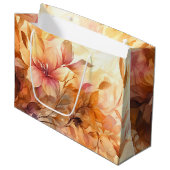 Autumn Bouquet Große Geschenktüte (Vorderseite Schrägansicht)